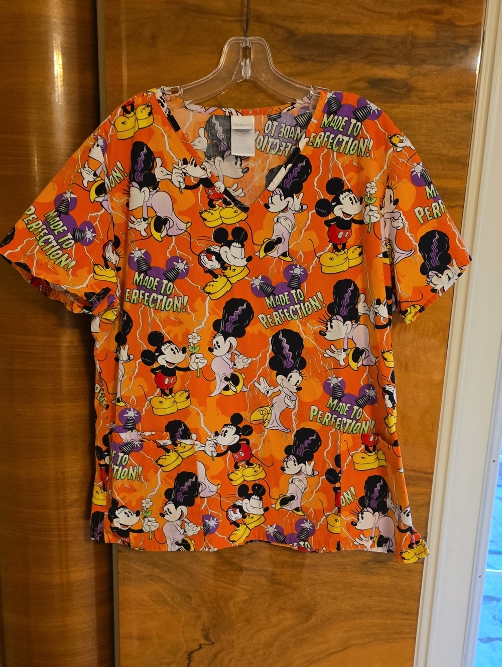 Halloween Disney Scrub Top